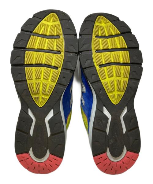 NEW BALANCE（ニューバランス）NEW BALANCE (ニューバランス) ローカットスニーカー ブルー×イエロー サイズ:27.5㎝の古着・服飾アイテム