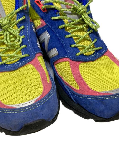 NEW BALANCE（ニューバランス）NEW BALANCE (ニューバランス) ローカットスニーカー ブルー×イエロー サイズ:27.5㎝の古着・服飾アイテム