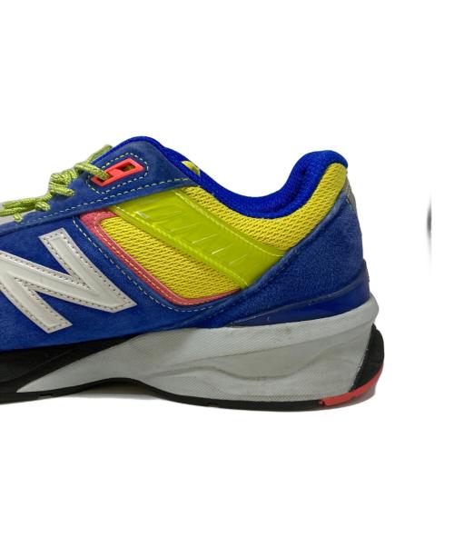 NEW BALANCE（ニューバランス）NEW BALANCE (ニューバランス) ローカットスニーカー ブルー×イエロー サイズ:27.5㎝の古着・服飾アイテム