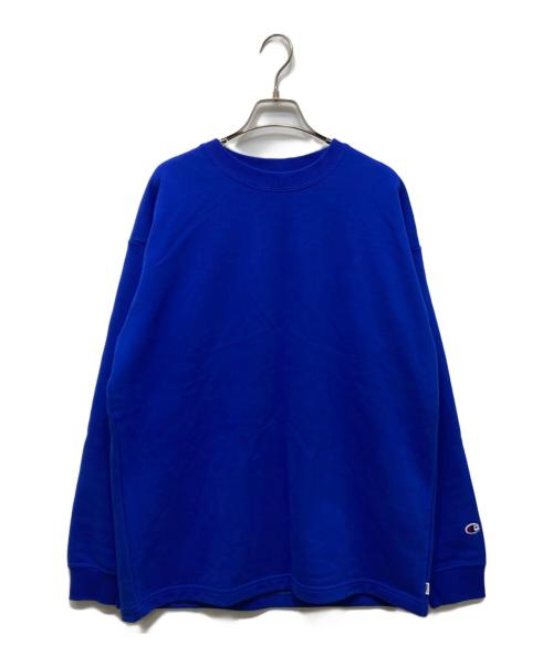 Champion（チャンピオン）Champion (チャンピオン) RHC Ron Herman (アールエイチシー ロンハーマン) クルーネックスウェット ブルー サイズ:Ⅼ 未使用品の古着・服飾アイテム