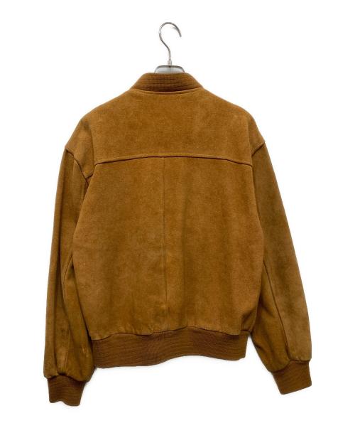 cosby（コスビ）cosby (コスビ) スウェードボンバージャケット ブラウン サイズ:40の古着・服飾アイテム