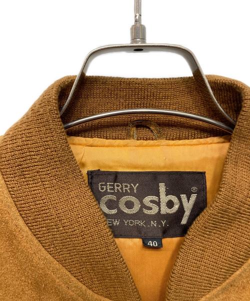cosby（コスビ）cosby (コスビ) スウェードボンバージャケット ブラウン サイズ:40の古着・服飾アイテム