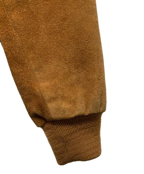 cosby（コスビ）cosby (コスビ) スウェードボンバージャケット ブラウン サイズ:40の古着・服飾アイテム