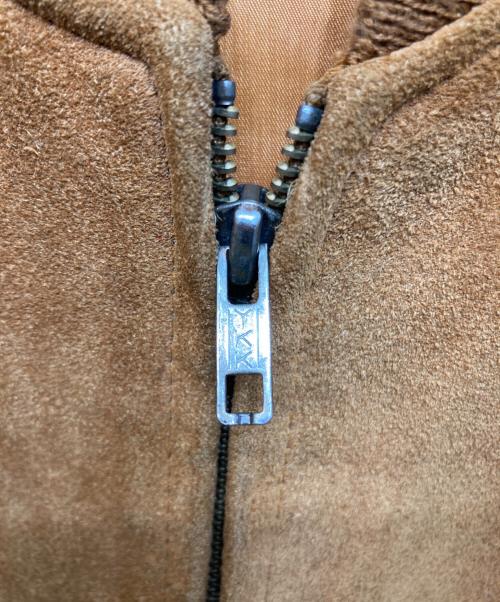 cosby（コスビ）cosby (コスビ) スウェードボンバージャケット ブラウン サイズ:40の古着・服飾アイテム