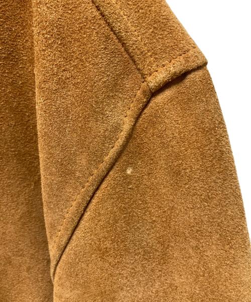 cosby（コスビ）cosby (コスビ) スウェードボンバージャケット ブラウン サイズ:40の古着・服飾アイテム