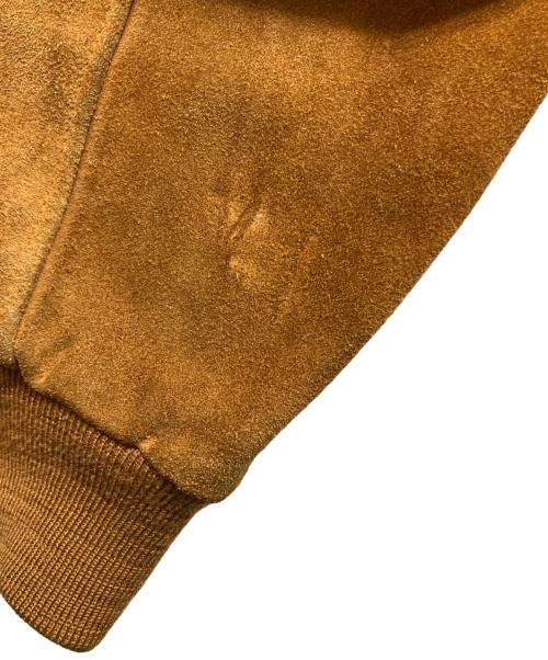 cosby（コスビ）cosby (コスビ) スウェードボンバージャケット ブラウン サイズ:40の古着・服飾アイテム