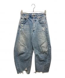 Citizens of humanity（シチズンズオブヒューマニティ）の古着「HORSESHOE ダメージ加工デニムパンツ」｜インディゴ