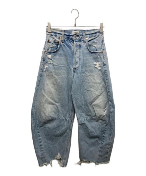 Citizens of humanity（シチズンズオブヒューマニティ）CITIZENS of HUMANITY (シチズンズオブヒューマニティ) HORSESHOE ダメージ加工デニムパンツ インディゴ サイズ:SIZE 25の古着・服飾アイテム