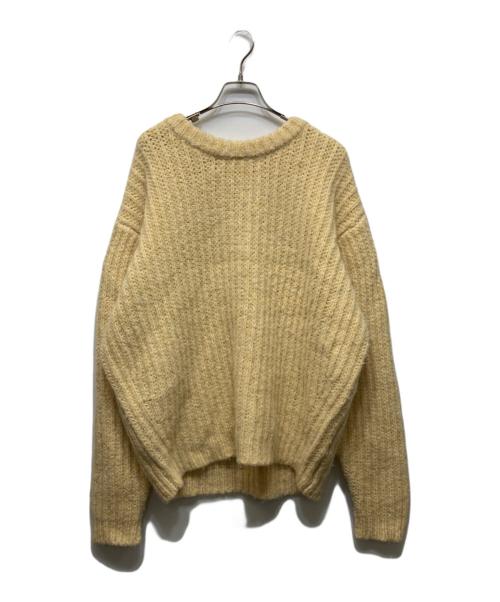 NKNIT（ニット）NKNIT (ニット) アルパカ混ニット イエロー サイズ:不明の古着・服飾アイテム