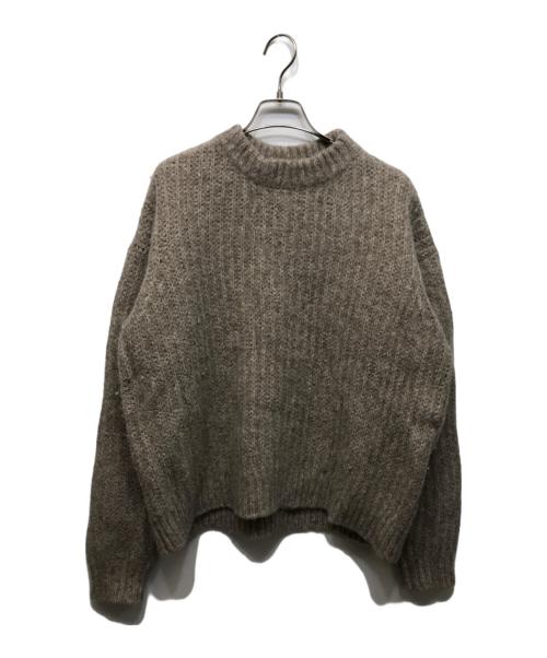 NKNIT（ニット）NKNIT (ニット) YAKU big knit ブラウン サイズ:不明の古着・服飾アイテム