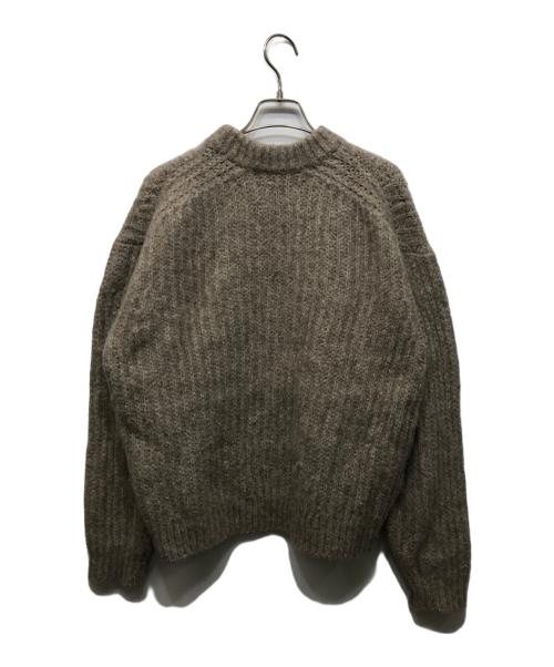 NKNIT（ニット）NKNIT (ニット) YAKU big knit ブラウン サイズ:不明の古着・服飾アイテム