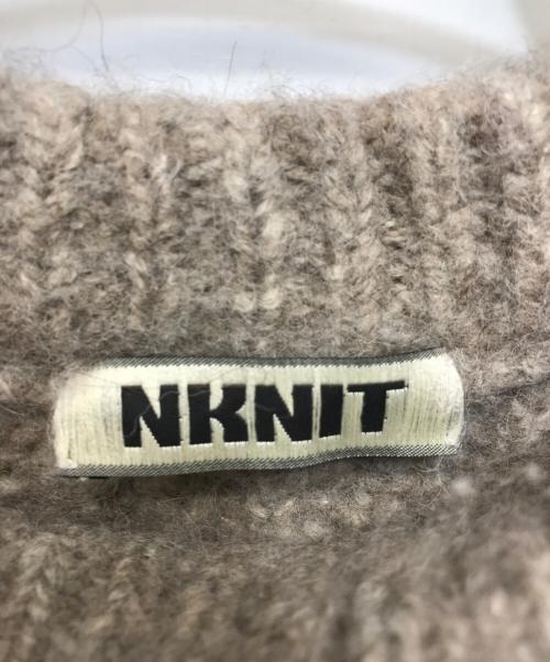 NKNIT（ニット）NKNIT (ニット) YAKU big knit ブラウン サイズ:不明の古着・服飾アイテム