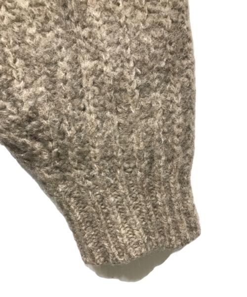 NKNIT（ニット）NKNIT (ニット) YAKU big knit ブラウン サイズ:不明の古着・服飾アイテム
