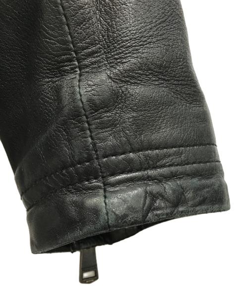 BURBERRY BLACK LABEL（バーバリーブラックレーベル）BURBERRY BLACK LABEL (バーバリーブラックレーベル) ライナー付シングルライダースジャケット ブラック サイズ:SIZE Lの古着・服飾アイテム