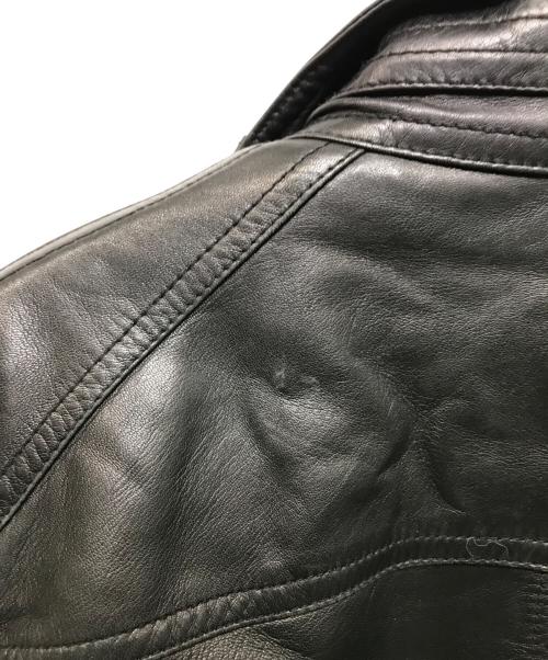 BURBERRY BLACK LABEL（バーバリーブラックレーベル）BURBERRY BLACK LABEL (バーバリーブラックレーベル) ライナー付シングルライダースジャケット ブラック サイズ:SIZE Lの古着・服飾アイテム