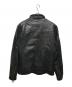 BURBERRY BLACK LABEL (バーバリーブラックレーベル) ライナー付シングルライダースジャケット ブラック サイズ:SIZE L：12000円