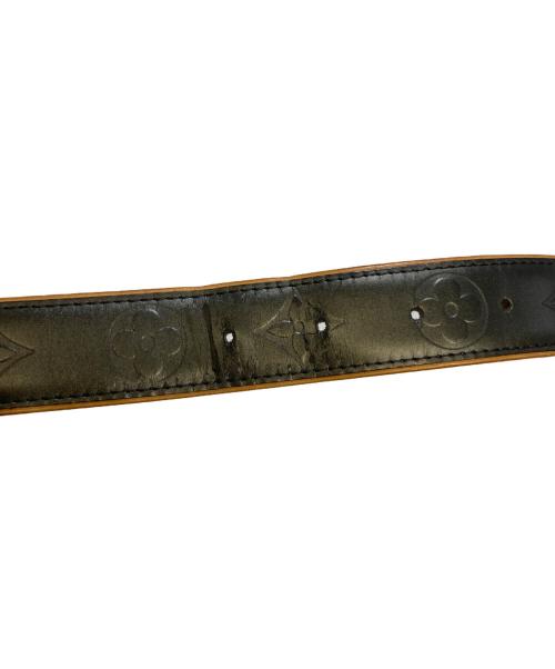 LOUIS VUITTON（ルイ ヴィトン）LOUIS VUITTON (ルイ ヴィトン) サンチュール ベルト ノワール ブラウンの古着・服飾アイテム