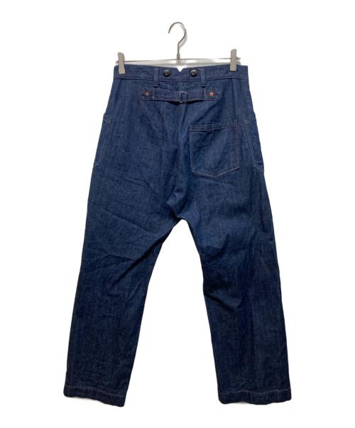 NICENESS（ナイスネス）NICENESS (ナイスネス) BROOKS 10．8ozデニムセーラートラウザーデニムパンツ インディゴ サイズ:Ｍの古着・服飾アイテム