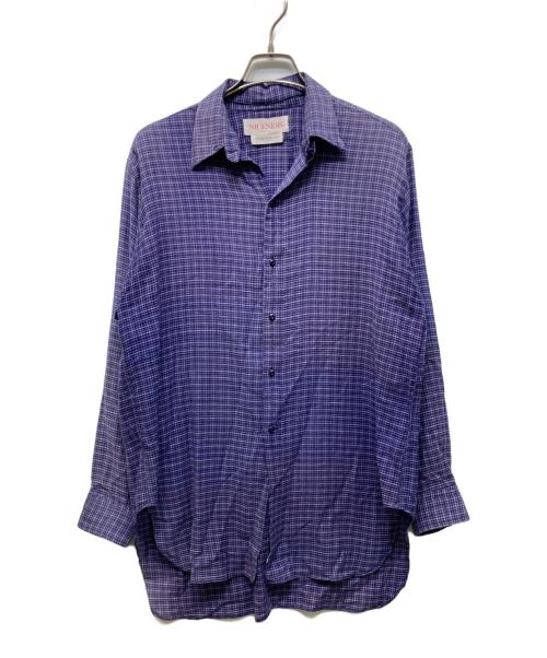 NICENESS（ナイスネス）NICENESS (ナイスネス) MILLER SHIRTS パープル サイズ:SIZE Mの古着・服飾アイテム