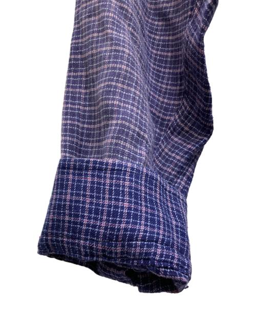 NICENESS（ナイスネス）NICENESS (ナイスネス) MILLER SHIRTS パープル サイズ:SIZE Mの古着・服飾アイテム