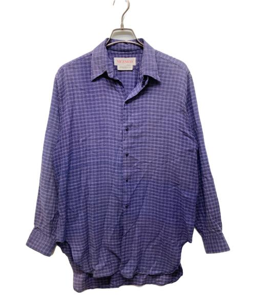 NICENESS（ナイスネス）NICENESS (ナイスネス) MILLER SHIRTS パープル サイズ:SIZE Mの古着・服飾アイテム