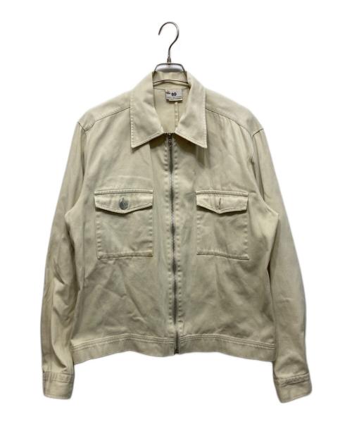DRIES VAN NOTEN（ドリスヴァンノッテン）DRIES VAN NOTEN (ドリスヴァンノッテン) ジップアップワークジャケット アイボリー サイズ:SIZE 50の古着・服飾アイテム