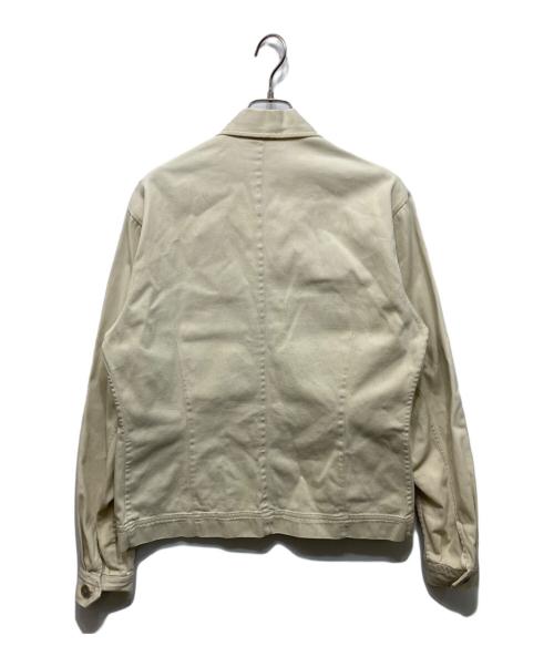 DRIES VAN NOTEN（ドリスヴァンノッテン）DRIES VAN NOTEN (ドリスヴァンノッテン) ジップアップワークジャケット アイボリー サイズ:SIZE 50の古着・服飾アイテム