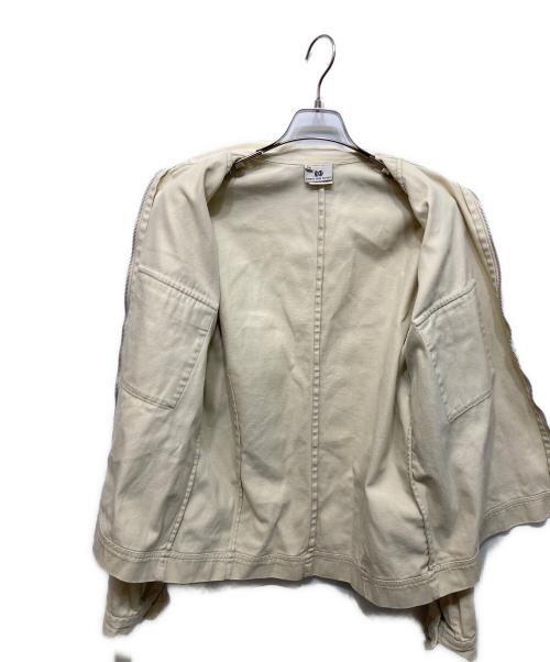 DRIES VAN NOTEN（ドリスヴァンノッテン）DRIES VAN NOTEN (ドリスヴァンノッテン) ジップアップワークジャケット アイボリー サイズ:SIZE 50の古着・服飾アイテム