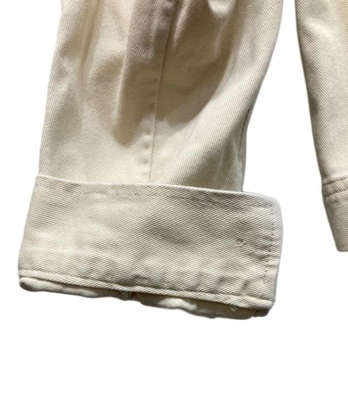 DRIES VAN NOTEN（ドリスヴァンノッテン）DRIES VAN NOTEN (ドリスヴァンノッテン) ジップアップワークジャケット アイボリー サイズ:SIZE 50の古着・服飾アイテム