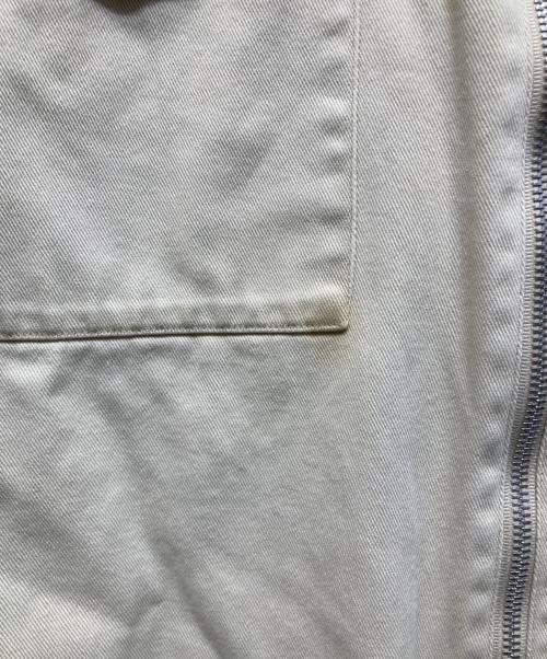 DRIES VAN NOTEN（ドリスヴァンノッテン）DRIES VAN NOTEN (ドリスヴァンノッテン) ジップアップワークジャケット アイボリー サイズ:SIZE 50の古着・服飾アイテム