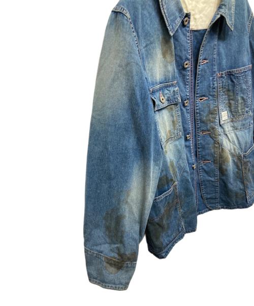 The DUFFER N NEPHEWS（ザ・ダファー・アンド・ネフューズ）The DUFFER N NEPHEWS (ザ・ダファー・アンド・ネフューズ) WYCHWOOD デニムカバーオール インディゴ サイズ:SIZE Sの古着・服飾アイテム