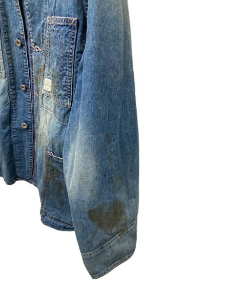 The DUFFER N NEPHEWS（ザ・ダファー・アンド・ネフューズ）The DUFFER N NEPHEWS (ザ・ダファー・アンド・ネフューズ) WYCHWOOD デニムカバーオール インディゴ サイズ:SIZE Sの古着・服飾アイテム