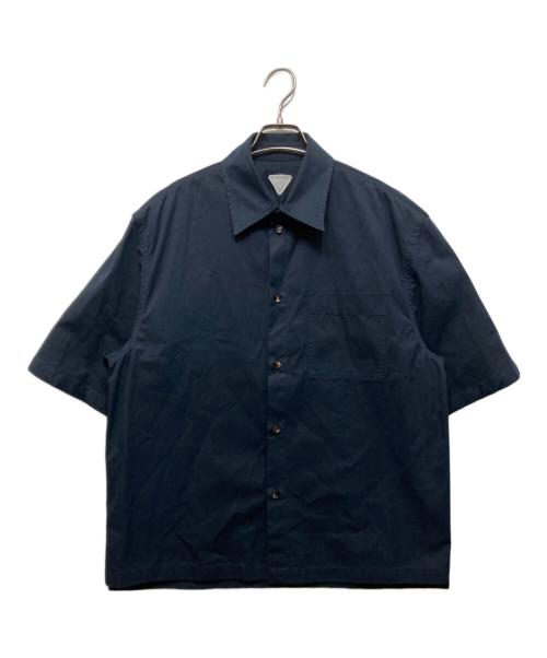 BOTTEGA VENETA（ボッテガベネタ）BOTTEGA VENETA (ボッテガベネタ) オーバーサイズS/Sシャツ ネイビー サイズ:48の古着・服飾アイテム