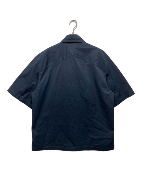 BOTTEGA VENETA（ボッテガベネタ）BOTTEGA VENETA (ボッテガベネタ) オーバーサイズS/Sシャツ ネイビー サイズ:48の古着・服飾アイテム