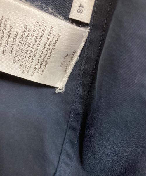 BOTTEGA VENETA（ボッテガベネタ）BOTTEGA VENETA (ボッテガベネタ) オーバーサイズS/Sシャツ ネイビー サイズ:48の古着・服飾アイテム