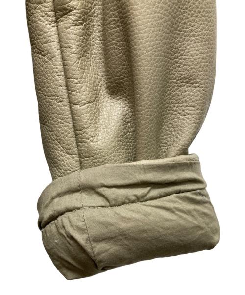 BOTTEGA VENETA（ボッテガベネタ）BOTTEGA VENETA (ボッテガベネタ) ディアスキンパデットコート ベージュ サイズ:46の古着・服飾アイテム