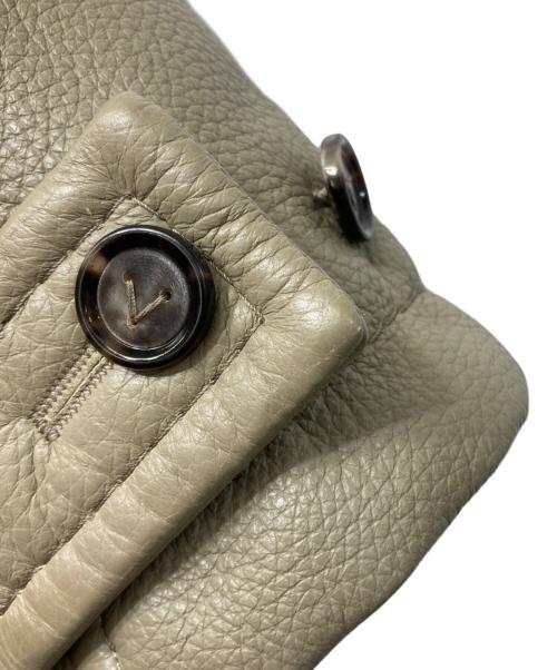 BOTTEGA VENETA（ボッテガベネタ）BOTTEGA VENETA (ボッテガベネタ) ディアスキンパデットコート ベージュ サイズ:46の古着・服飾アイテム