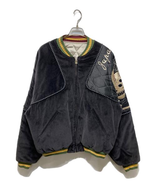 KAPITAL（キャピタル）KAPITAL (キャピタル) 硫化別珍 シャムボマージャケット ブラック サイズ:4の古着・服飾アイテム