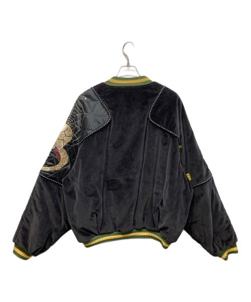 KAPITAL（キャピタル）KAPITAL (キャピタル) 硫化別珍 シャムボマージャケット ブラック サイズ:4の古着・服飾アイテム