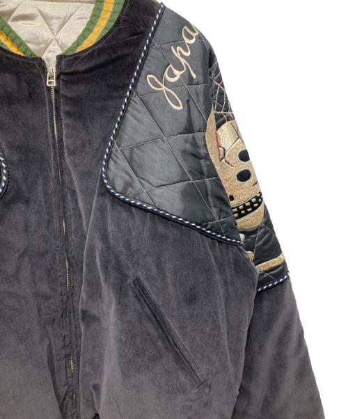 KAPITAL（キャピタル）KAPITAL (キャピタル) 硫化別珍 シャムボマージャケット ブラック サイズ:4の古着・服飾アイテム