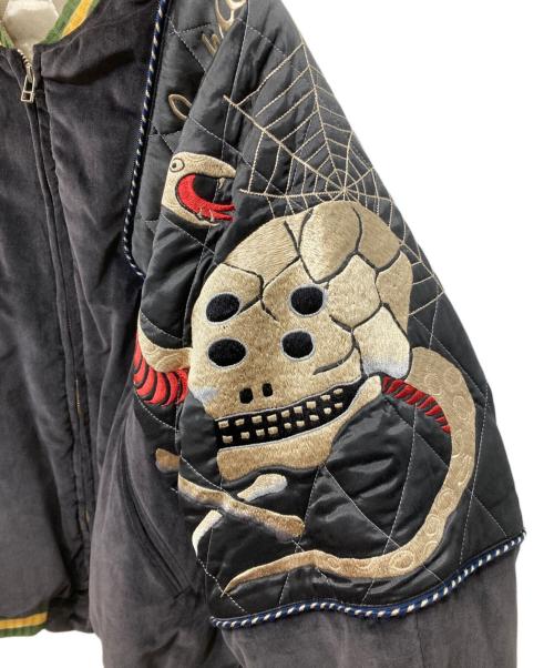 KAPITAL（キャピタル）KAPITAL (キャピタル) 硫化別珍 シャムボマージャケット ブラック サイズ:4の古着・服飾アイテム