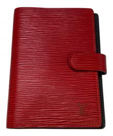 LOUIS VUITTON（ルイ ヴィトン）の古着「アジェンダPM 手帳カバー」｜レッド