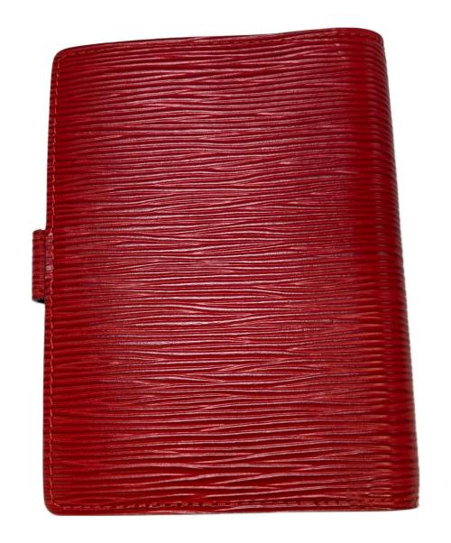 LOUIS VUITTON（ルイ ヴィトン）LOUIS VUITTON (ルイ ヴィトン) アジェンダPM 手帳カバー レッドの古着・服飾アイテム