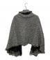 JUNYA WATANABE COMME des GARCONS ((ジュンヤワタナベ コムデギャルソン) ツイード 変形 ポンチョ グレー サイズ:Free：12000円