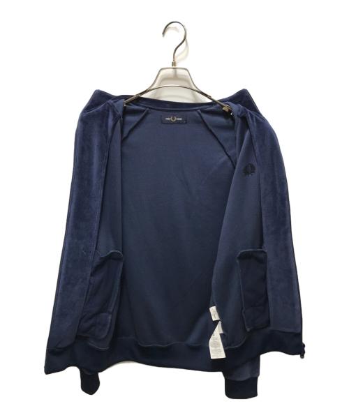 FRED PERRY（フレッドペリー）FRED PERRY (フレッドペリー) ベロアトラックジャケット ネイビー サイズ:Sの古着・服飾アイテム