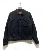 TCB jeansティーシービー ジーンズ）の古着「20'S Jacket BKBK 1st タイプデニムジャケット」｜ブラック