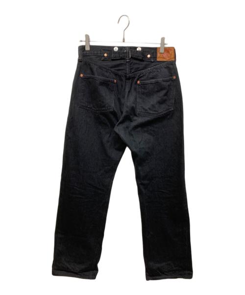 TCB jeans（ティーシービー ジーンズ）TCB JEANS (ティーシービー ジーンズ) 20's Jeans BKBK シンチバックデニムパンツ ブラック サイズ:SIZE 34の古着・服飾アイテム