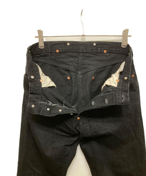 TCB jeans（ティーシービー ジーンズ）TCB JEANS (ティーシービー ジーンズ) 20's Jeans BKBK シンチバックデニムパンツ ブラック サイズ:SIZE 34の古着・服飾アイテム