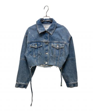 中古・古着通販】FRAY ID (フレイ アイディー) クロップドダメージ