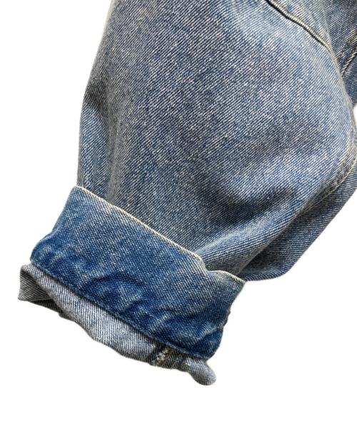 FRAY ID（フレイ アイディー）FRAY ID (フレイ アイディー) クロップドダメージデニムジャケット インディゴ サイズ:FREEの古着・服飾アイテム